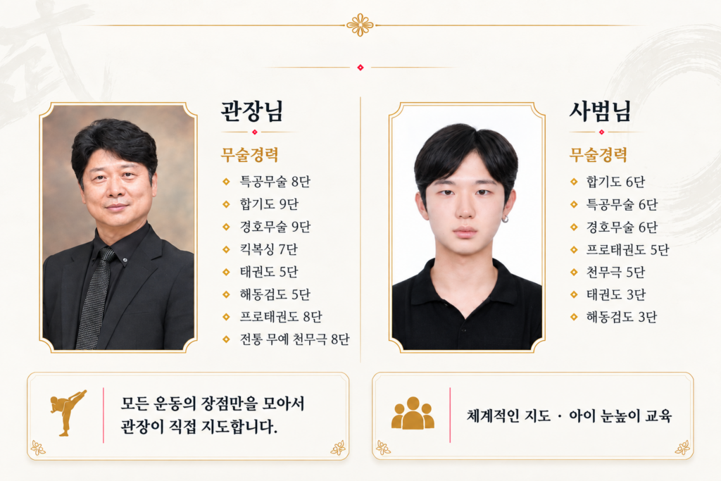 관장님 사범님 소개 가로2400px